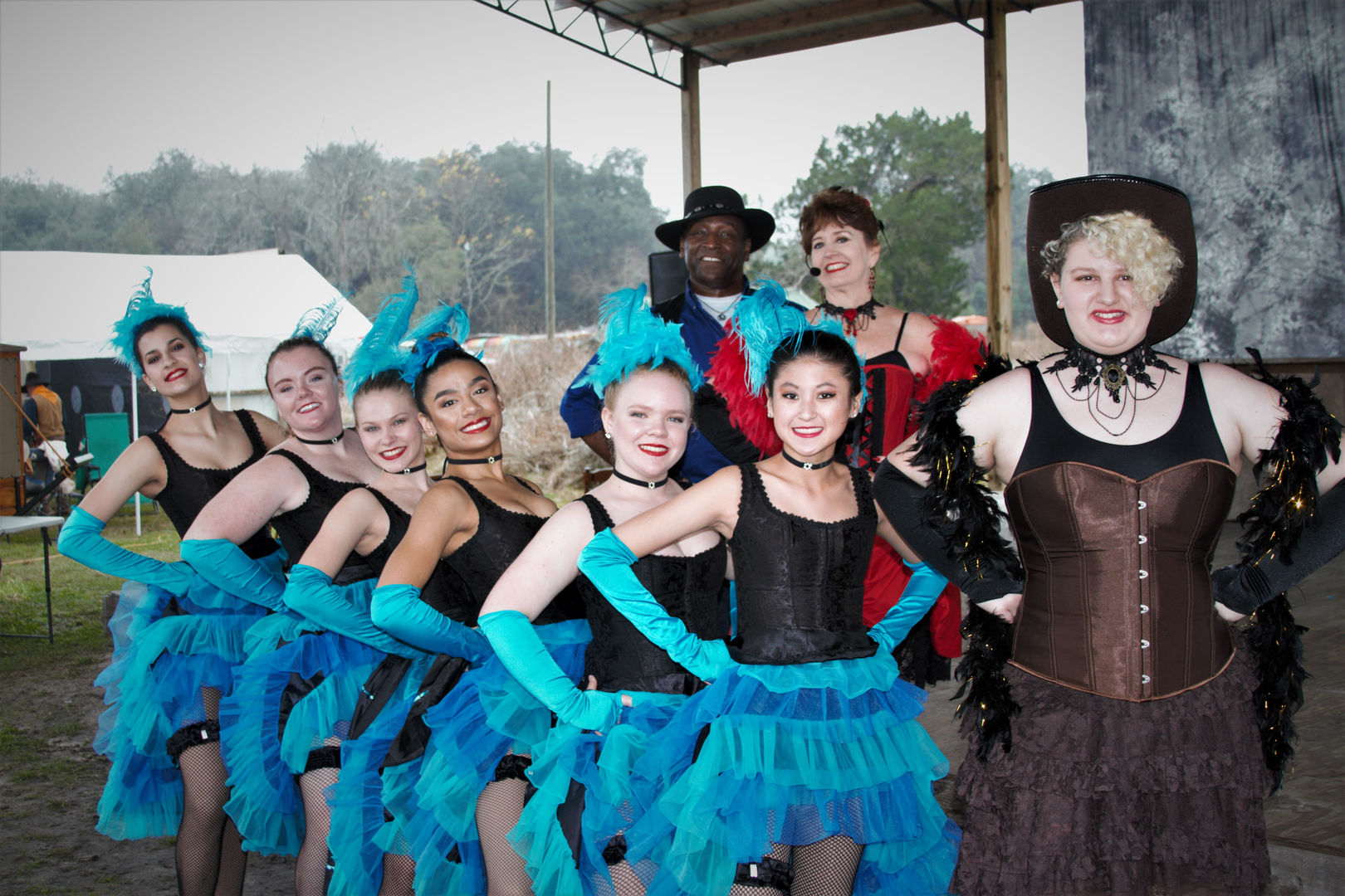 Six Gun Territory Can Can Dancers Group Photo